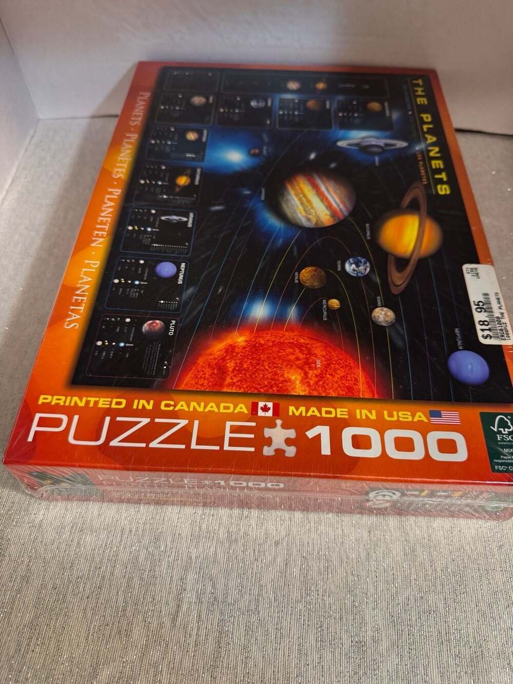 EuroGraphics The Planets 1000-Piece Jigsaw Puzzle - Picture 2 of 3